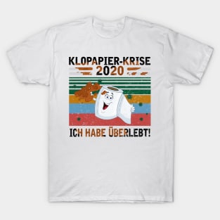 KLOPAPIER-KRISE 2020 T-Shirt